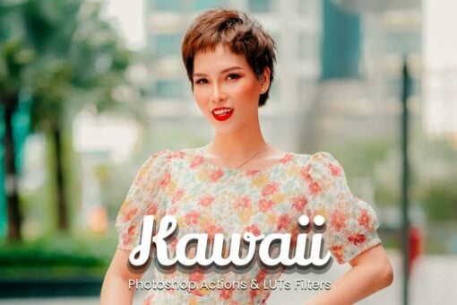 Kawaii Photoshop Actions & Video LUTs showcase vibrant colors, soft pastel tones, and East Asian aesthetics. Perfect for family photos, portraits, and festive occasions. Elevate your photography with these professional editing tools.