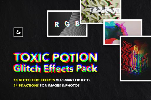 Toxic Potion Glitch Effects Pack