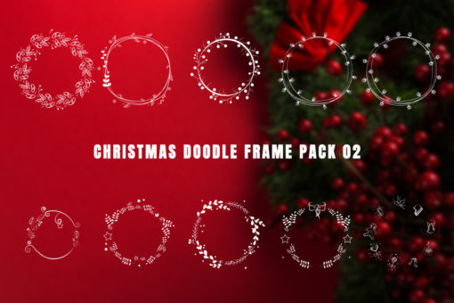 Christmas Doodle Frame Pack 02 (Animation Loops)