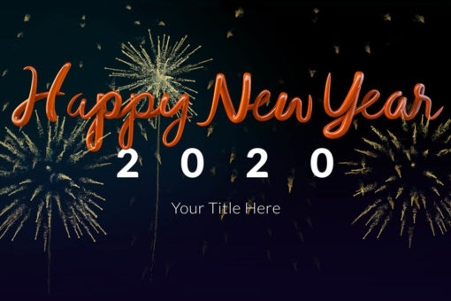 New Year's Elastic Countdown After Effects Template