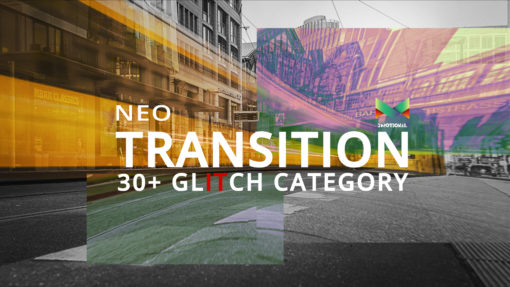 Neo Glitch Transitions After Effects Template from 3Motional