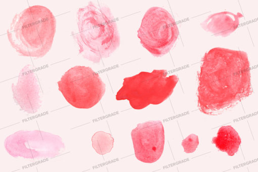 Blotches - Valentines Day Watercolor Bundle - FilterGrade