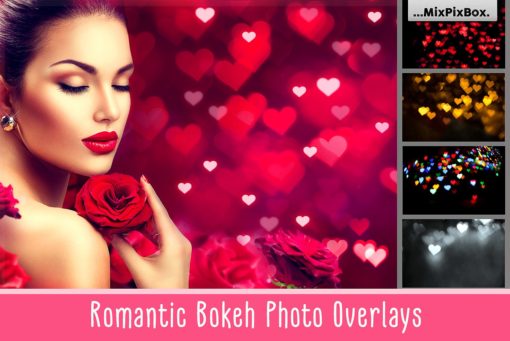Romantic Bokeh Photo Overlays