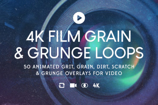 50 4K Film Grain & Grunge Loops for Video by Liam McKay