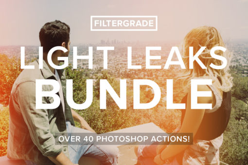 The FilterGrade Light Leaks Bundle for Photoshop