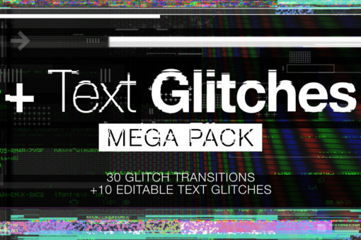 Mega 4K Glitch Transitions Pack