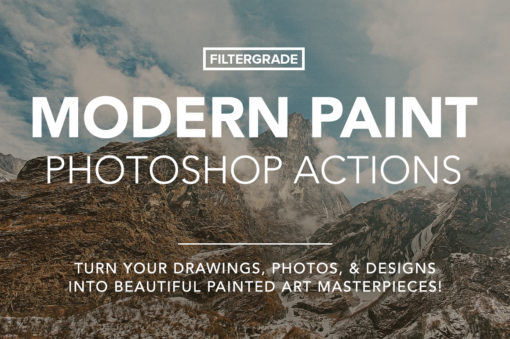 modern paint photoshop actions