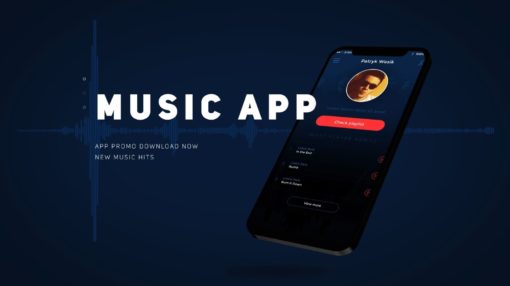 music app demo ae template