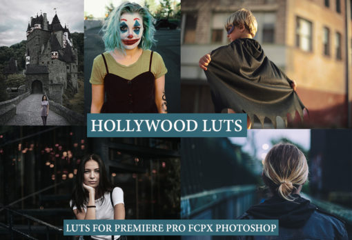 HOLLYWOOD LUTS for Premiere Pro, FCPX, Photoshop