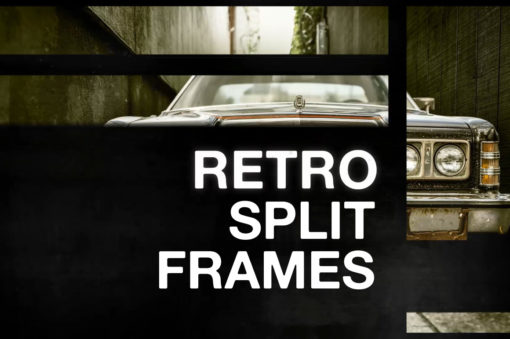 Retro Split Frame Slideshow Creator for After Effects