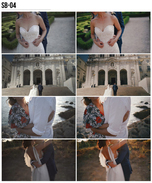 4 Vanessa & Ivo's Wedding LUTs - SB Pack - FilterGrade