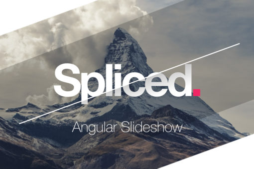 spliced angular slideshow creator for after effects