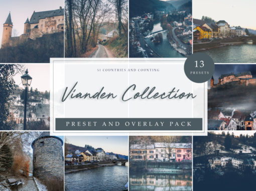 Vianden Collection Travel Lightroom Presets + Overlays Pack